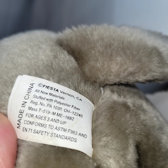 RINGLING BROTHER BARNUM & BAILEY Elephant King Tusk Plush 20" Fiesta Co - Picture 6 of 7